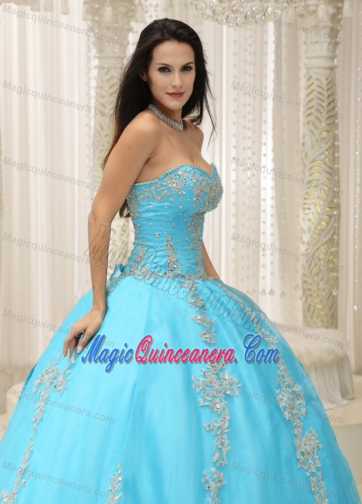 the Brand New Sweetheart Quinceanera Dresses Beading and Appliques