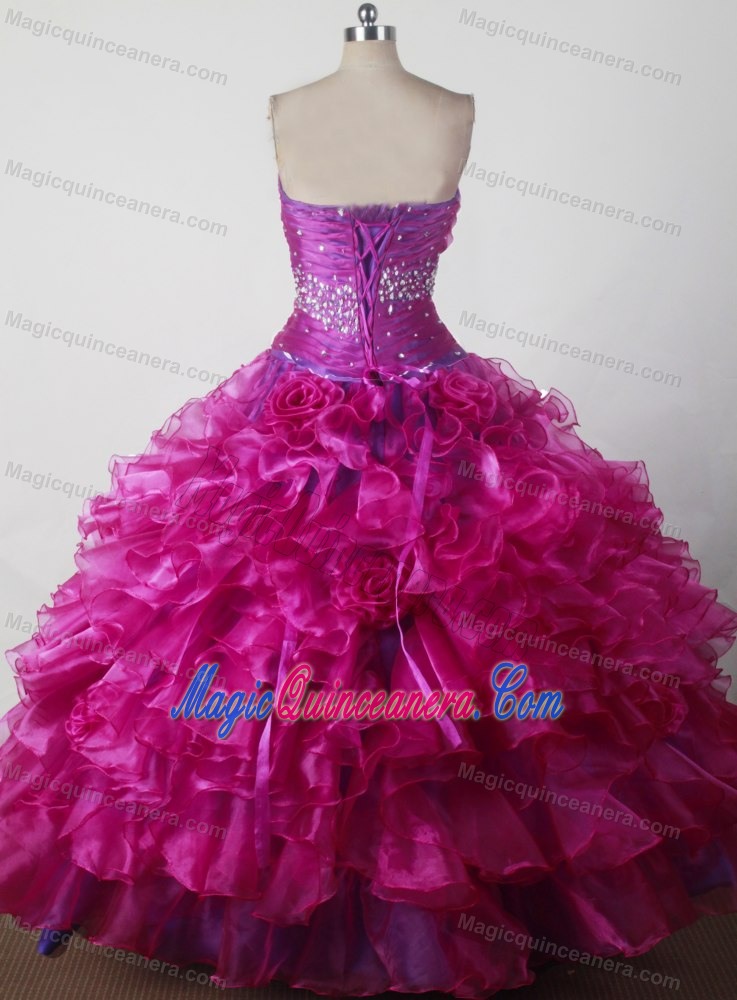 Sweetheart Beading and Ruffles for 2014 Little Girl Pageant Dress