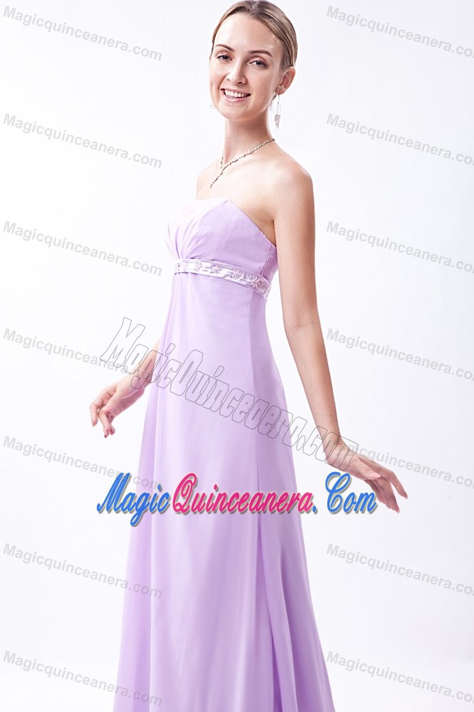 Beaded Belt Strapless Lilac Long 15 Dresses for Damas in Coamo