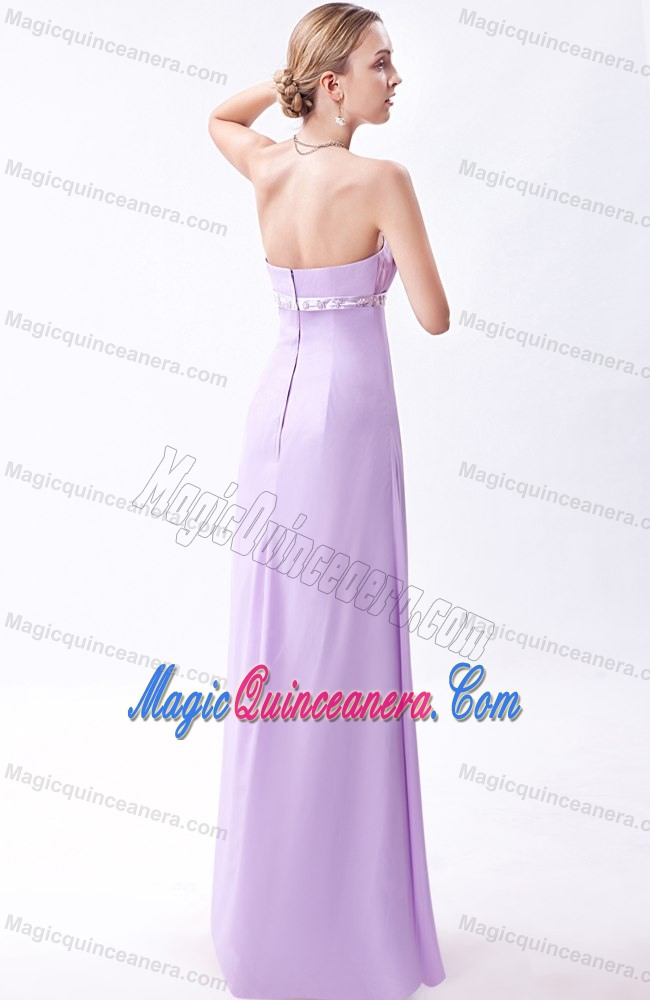 Beaded Belt Strapless Lilac Long 15 Dresses for Damas in Coamo