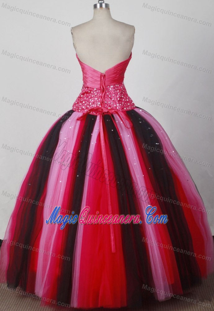 Colorful Ball Gown Sweetheart Beading Sweet 15 Dresses in Tacna