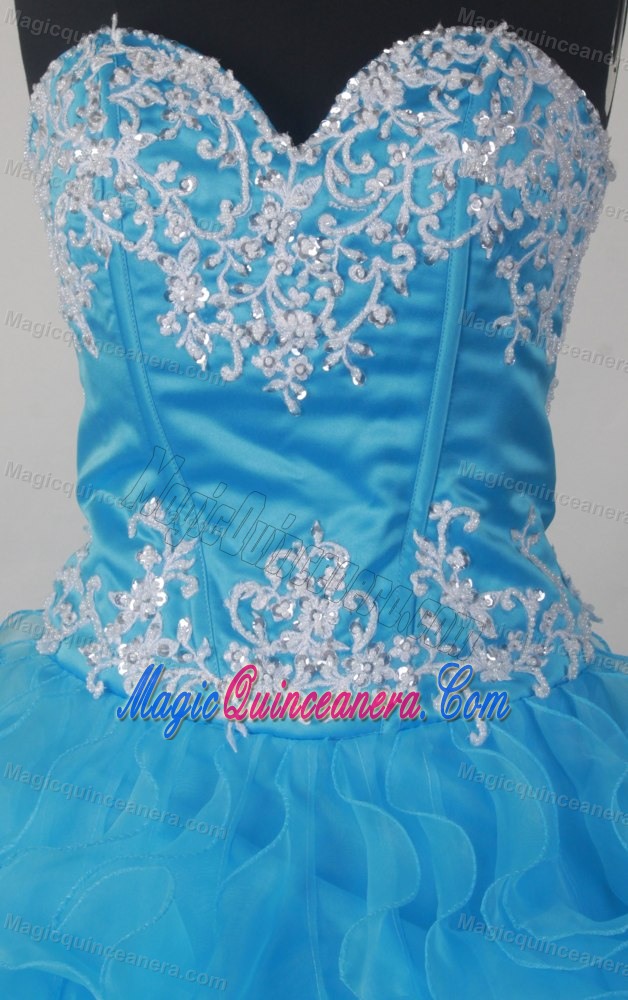 Sweetheart Quinceanera Gowns Dresses with Beaded Appliques