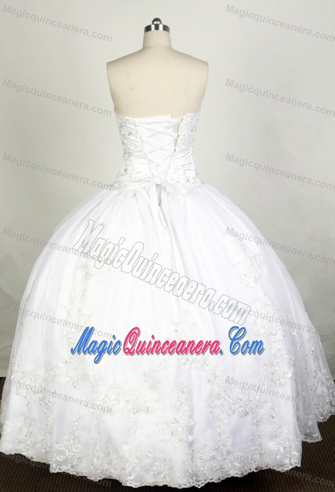 Pure Asymmetrical Neck Beading Ball Gown Taffeta Quinceanera Dress