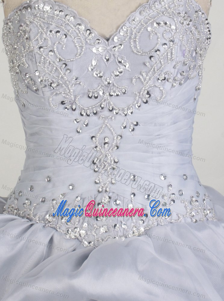 Beading Sweetheart Gary Floor-length Quinceanera Dress with Pick-ups