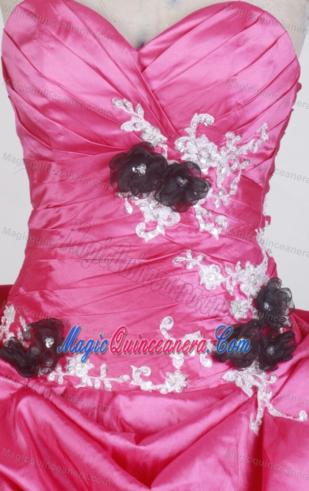 Low Price Gorgeous 2014 Hot Pink Sweet 15 Dress