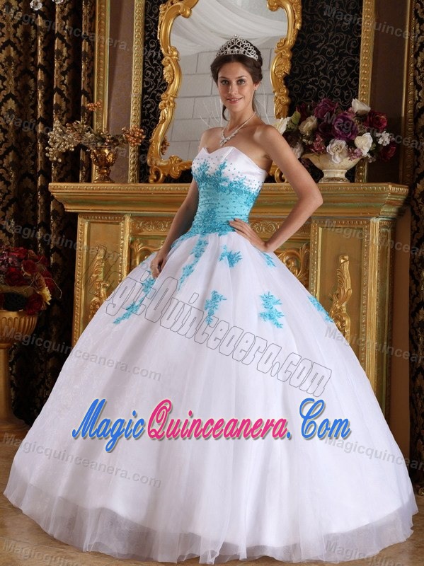 sweet 15 blue dresses