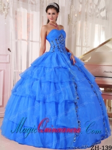 Cheap Ball Gown Sweetheart Floor-length Organza Paillette Dramatic Quinceanera Dress