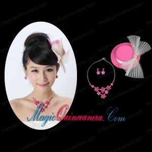 Shining Alloy With Rhinestone Ladies Jewelry Sets