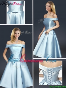 Fall A Line Knee Length Cheap Prom Dresses with Ruching