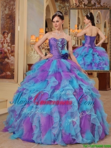 Luxurious Multi Color Ball Gown Sweetheart Quinceanera Dresses