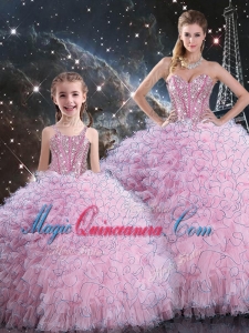 2016 Beautiful Princesita with Quinceanera Dresses with Beading and Ruffles