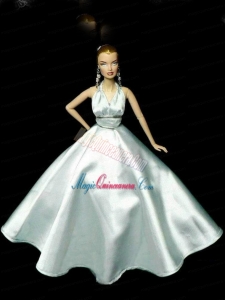 Perfect Party Dress To Barbie Doll Dress With Beading and Light Blue