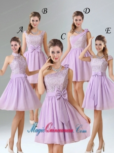 2015 Brand New Style A Line Chiffon Dama Dress