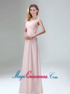 Beautiful Chiffon Dama Dress in Light Pink for 2015