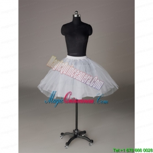 Custom Made Organza Mini Length Prom Petticoat with Lace