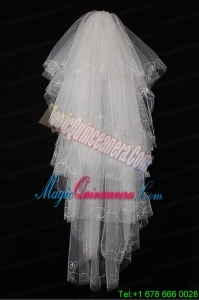 Five Layers Tulle For Fingertip Veil