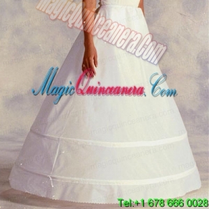 Most Popular Organza Ball Gown Floor Length White Petticoat