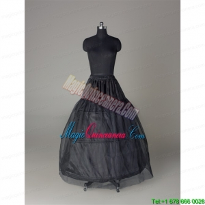 Unique Organza Ball Gown Floor Length Black Petticoat