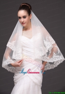 Lace Tulle Popular Bridal Veils For Wedding