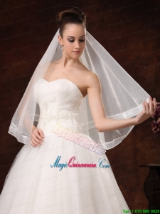 Two-tier Pretty Organza Veil For Wedding