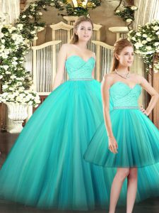 Tulle Sleeveless Floor Length Ball Gown Prom Dress and Ruching