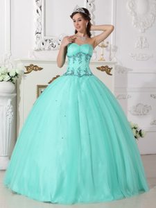 2014 Sweetheart Beaded Appliques Sweet 15 Dresses Tulle in Fairbanks