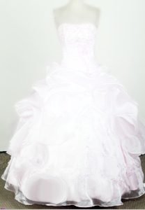 Lovely Organza with Beading Little Girl Pageant Dresses in Florida