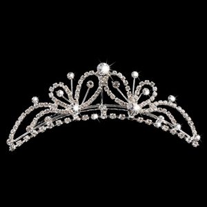 Beautiful Butterfly Tiara With Rhinestone Adorned